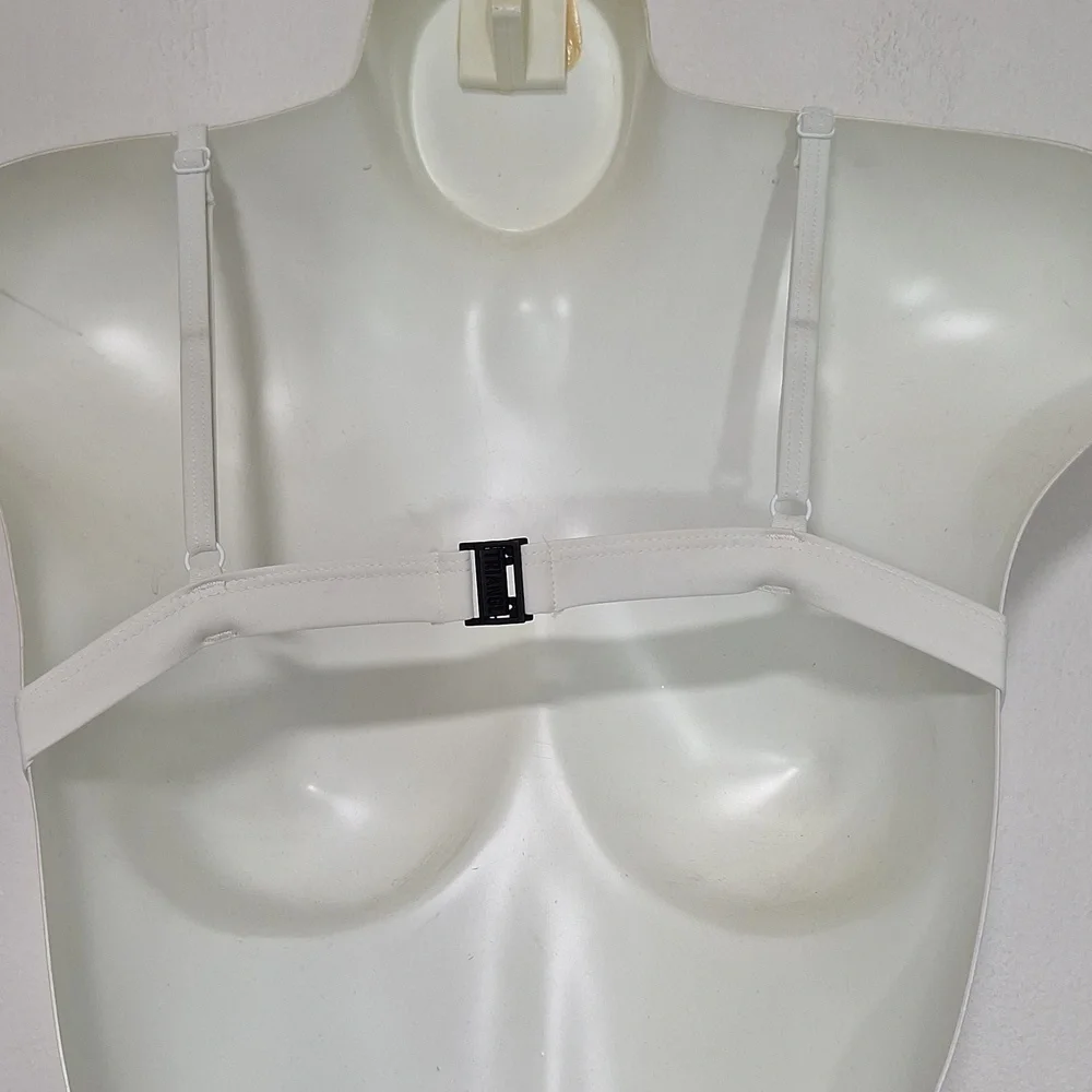 Triangl Swimwear White and Pink Bikini Swim Cinch Bag